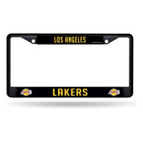 Nba Los Angeles Lakers - Marco De Matrícula Cromado Estándar