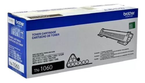 Toner Brother Original Tn-1060 Tn1060 Hl1212w 1617nw Hl1200