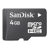 Tarjeta De Memoria Sandisk Microsdhc De 4gb Con Adaptador...