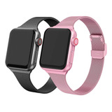 2 Correa Para Apple Watch Ultra 9 8 7 Se 45mm 41mm 44mm 40mm