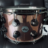 Tarola Dw Collectors Rose Copper Maple 14x8 Black Hardware