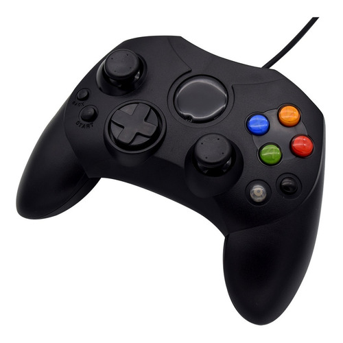 Control Alámbrico Compatible Con Xbox Clásico Azul