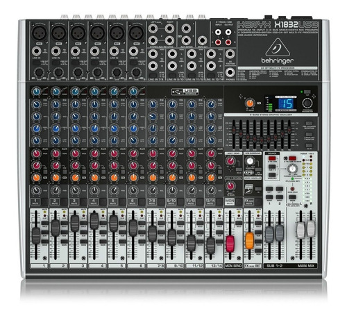 Consola Behringer Xenyx X1832usb 10 Canales Efectos 