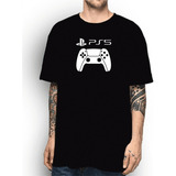 Camiseta Ps5 Dualsense Nerd Unissex