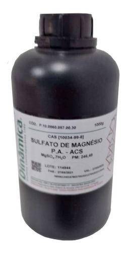 Sulfato De Magnésio Pa 500g + Cloreto De Cálcio Pa 1 Kg
