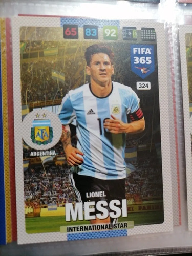 Carta Adrenalyn Lionel Messi - Fifa 365 2017 Team Mate
