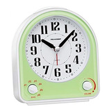 Reloj Despertador Analogico Para Niños Peakeep Verde