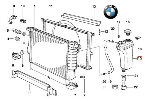 Deposito Refrigerante Para Bmw E36 M3 Repuestos Foto 2