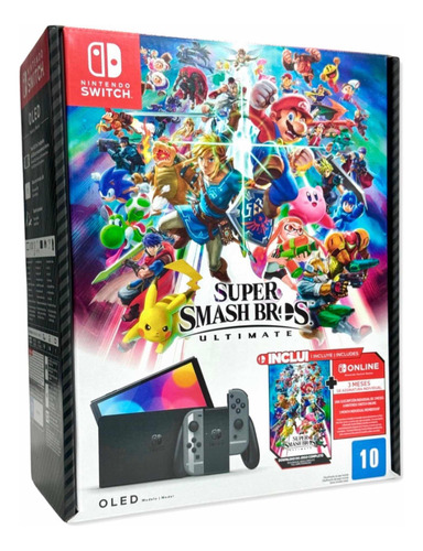 Nintendo Switch Oled / Edição Super Mario Smash Bros