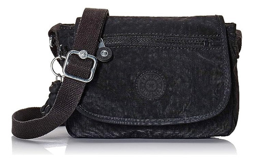 Crossbody Kipling - Mini Bolsa, Negra, Con Llavero Original