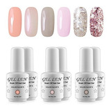 Gellen Gel Nail Polish Set - Pure - Glitters Series Popular