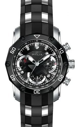 Reloj Invicta Pro Diver 22797 Plateado - Correa Negra