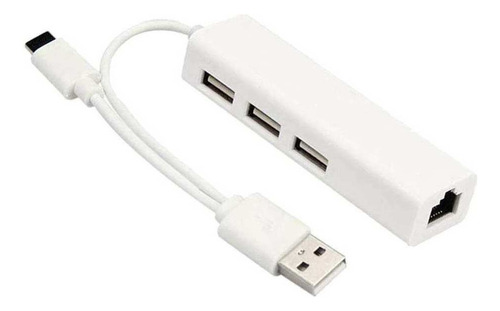 Conector Duplo Usb C Usb 2.0 A Portas Usb Lan/