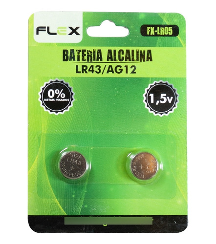 Bateria Alcalina  Lr43 Ag12 1.5v