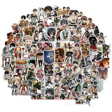 Set 100 Stickers Shingeki No Kyojin Titanes Anime (100 Unid)