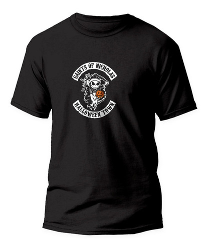 Playera Jack Saints Nicholas Sons Anarchy Navidad Halloween