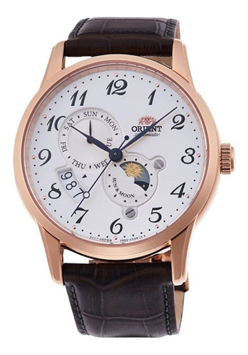 Reloj Orient Clasico Café Para Hombre
