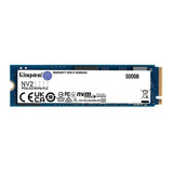 Unidad De Estado Solido Ssd Kingston Nv2 Snv2s/500g 500gb