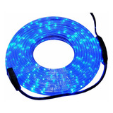 Manguera Luminosa Led Azul Plana 10mts Ml883