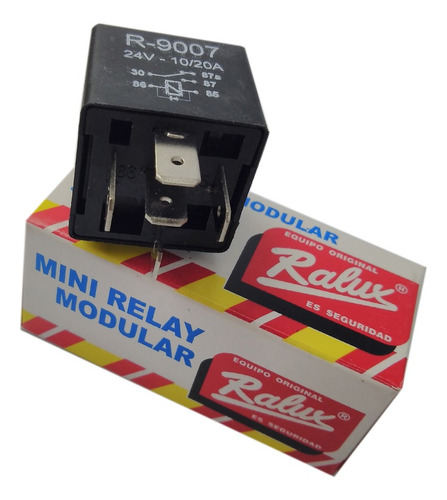 Relay Rele 24v 25a 5t Con Soporte Renault Camion