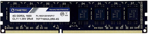 Memoria 4 Gb Ddr3l Ddr3 1600 Mhz Pc3l-12800 240 Pin Udimm