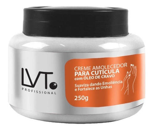 Lvt Creme Amolecedor Para Cutícula Com Óleo De Cravo  250ml