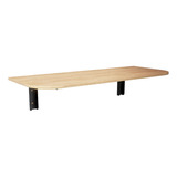  Mesa Dobrável De Parede Aparador 90x40 Cor Madeira