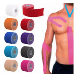 Tape Kinesiológico 5cm X 5m Vendaje Neuromuscular Nascare Color Variado