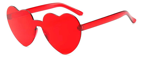 Lentes De Corazón Mujer Gafas Transparentes Dama + Estuche