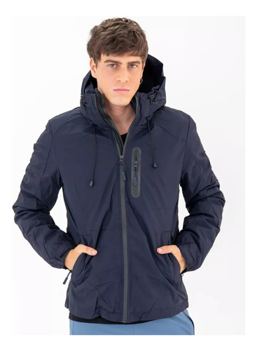 Campera 2 En 1 Hombre Rompeviento Inflable Hhp Importada