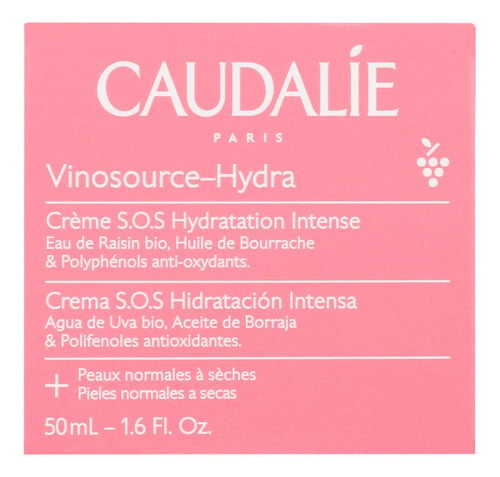 Caudalie Vinosource-hydra Crème S.o.s Hydratation 50ml