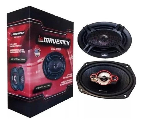 Parlantes 6x9 4 Vias Maverick 650w  El Par !!