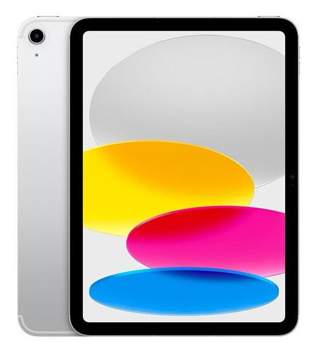 Apple iPad 10 C/ Chip 5g 256gb Cel+wifi 10.9 Silver Com Nota