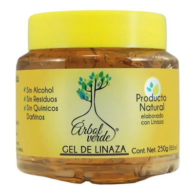 Gel Para Peinar Árbol Verde Linaza 250g