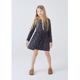 Vestido Curto Infantil Estampado Hering Kids