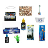 Kit Para Equipar Pecera 8 - 20 Litros Completo 