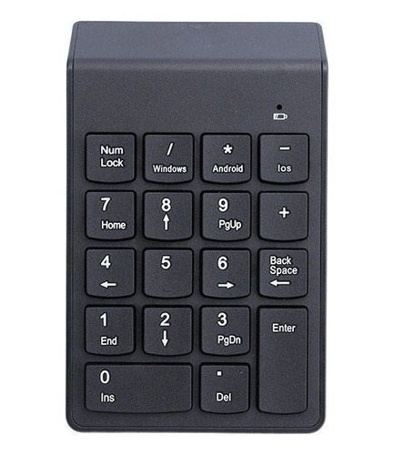 Teclado Numérico Inalámbrico Usb Con Número De Teclado Numér