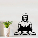 Adesivo De Parede Fé E Religião Buda-eg 68x68cm