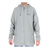 Polerón Quiksilver Hombre Hooded Fz Gris Claro