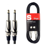 Cable Plug 3 Metros Instrumento Guitarra Bajo Profesional