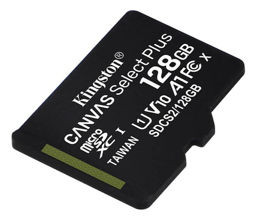 Memoria Kingston Micro Sd Canvas Select Plus 128gb  Ram-3519