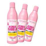  03 Shampoo Forever Liss Desmaia Cabelo Hidratante 500ml