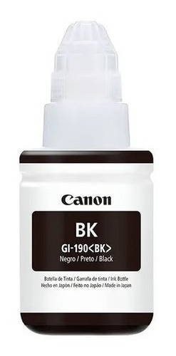 Botella De Tinta Para Can Bk Gi190-g110-g2100-g3100-g3102