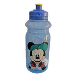 Mickey Mouse Botella Basica Con Tapa 350ml - Titanio