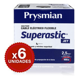 Cable 2.5mm Unipolar Superastic Pirelli Prysmian X600 Mts.