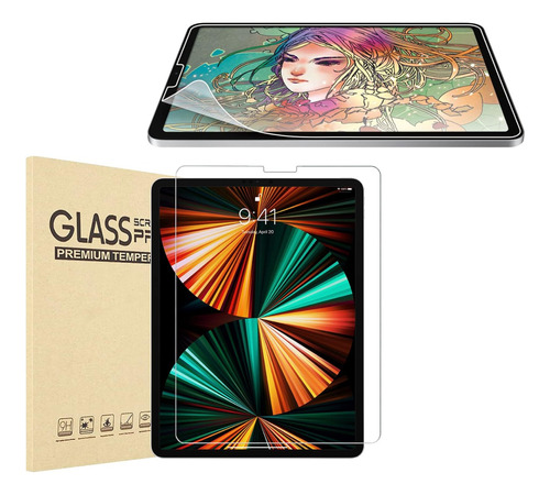 Mica Cristal Para iPad Pro 12.9 6th/5th/4th+papel Like Prote