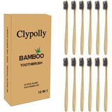 Clypolly Cepillo De Dientes Firme Cepillo De Dientes De Bamb