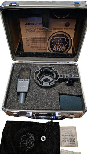 Micrófono Akg C 414 B Xls Condenser Multipatrón Impecable