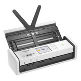 Scanner De Mesa Brother Ads1800w Portátil Wi-fi Usb Com Tela