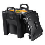 Vevor Transportador De Alimentos Aislado 30l Asa Integral Color Negro